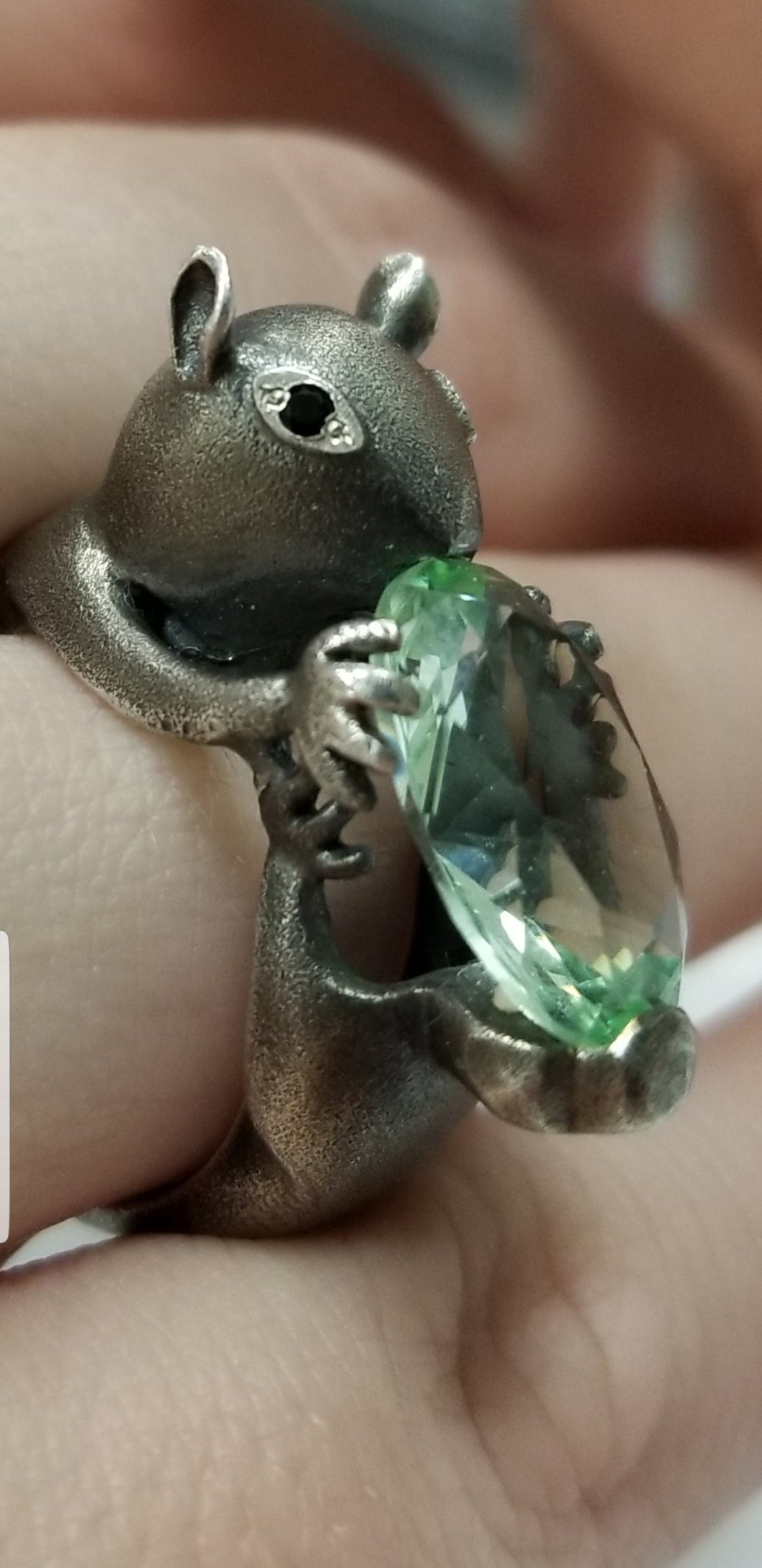 Squirrel ring on sale