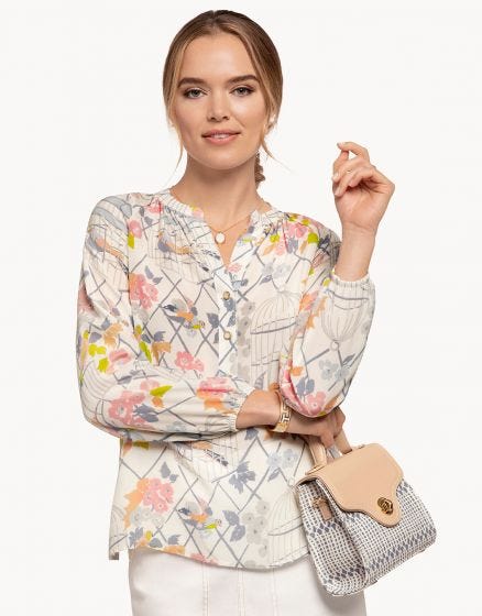 Spartina Cora Silk Blouse