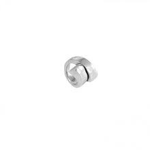 Women's Silver Plated sprial Ring Uno de 50