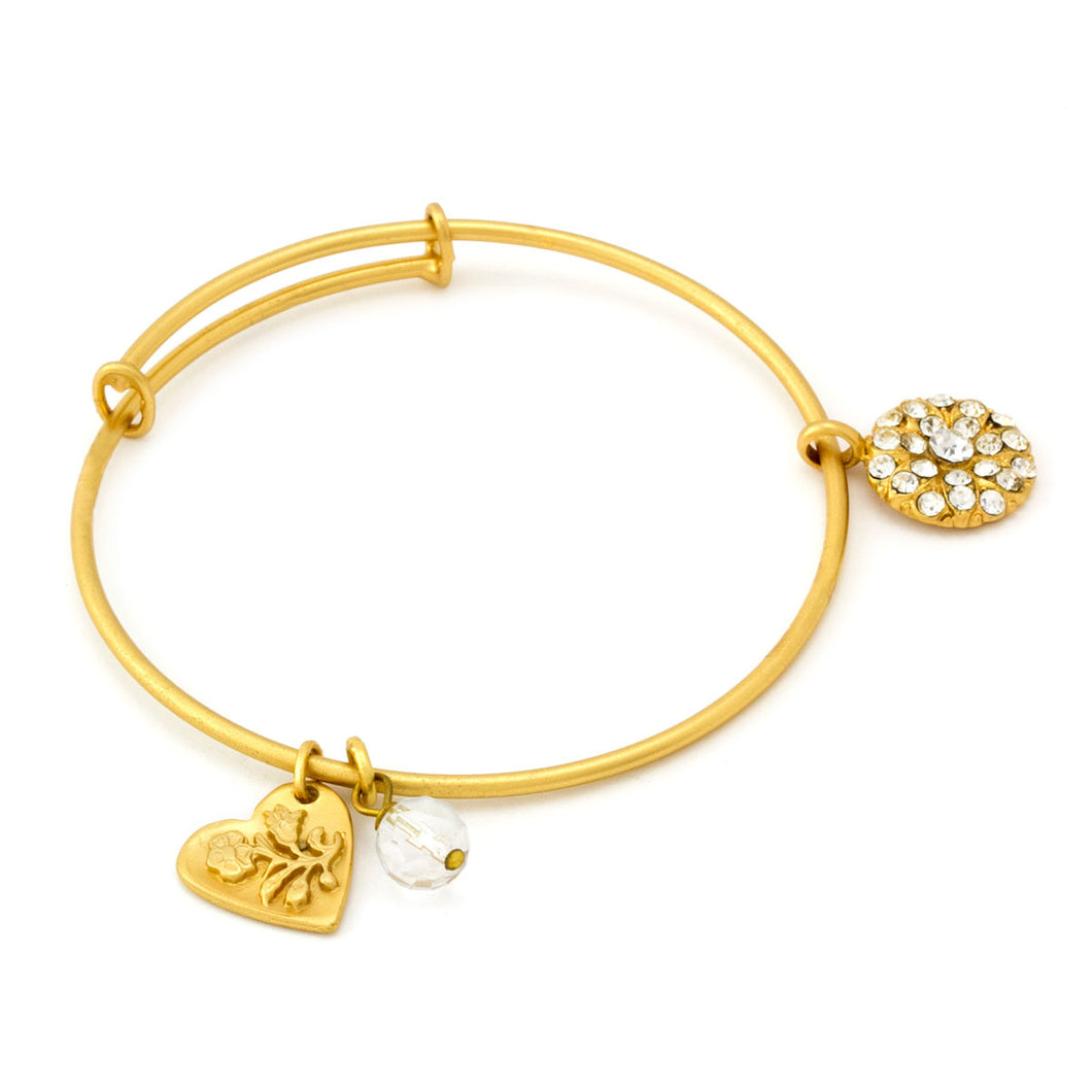 Mariana Clear Star of David Bangle