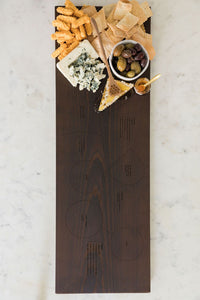 Charcuterie "Map" board 30 inches long