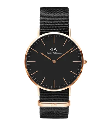 Daniel Wellington watch Classic Black Cornwall 40mm