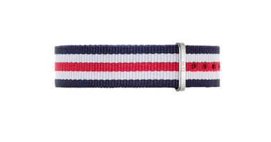 Daniel Wellington Classic Canterbury Strap for 36mm- in Silver