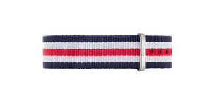 Daniel Wellington Classic Canterbury Strap for 36mm- in Silver