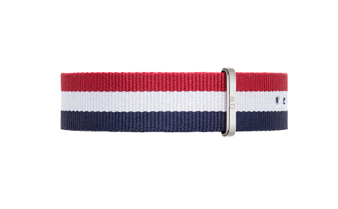 Daniel wellington blue white red strap online