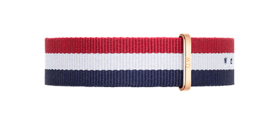 Daniel Wellington Classic Cambridge Strap for 40mm- in Rose Gold