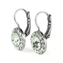 Mariana On a Clear Day Antiqued Silver Drop Earrings