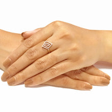 You are A-Maze ing Diamond and sterling ring by Ella Stein