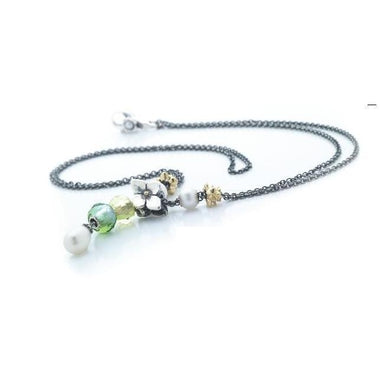 Fantasy Prism finished Necklace Silver and Gold