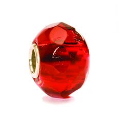 Bright Red Prism Bead