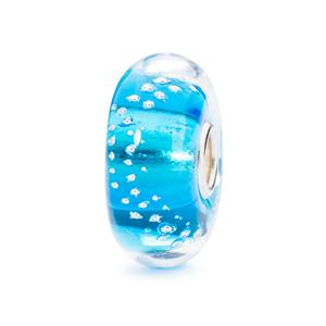 Silver Trace Bead, Turquoise.