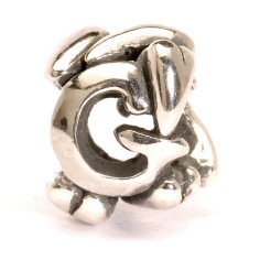 Letter Bead G, Silver
