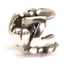 Letter Bead O, Silver