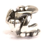 Letter Bead O, Silver