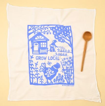 Flour Sack Towel Grow Local