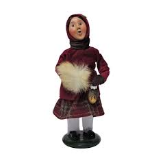 Byers Choice Burgundy Family Girl