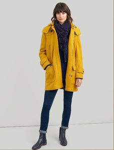 WOOLSDALE Double Faced Duffel Coat Lined By Joules