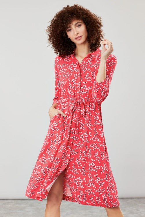 Winslet Red Ditsy Shirtdress Winslet Red Ditsy Shirtdress