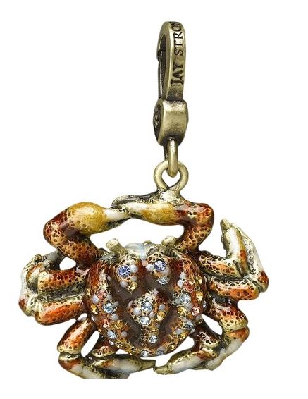 Jay Strongwater Crab Charm