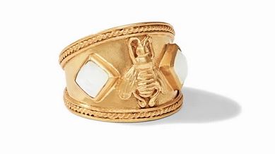 Julie Vos Bee Crest Ring