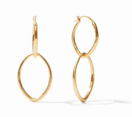 Julie Vos Fleur-de-Lis 2-in-1 Earrings