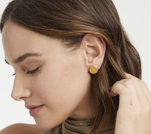 Julie Vos Fleur-de-Lis Stud Earrings