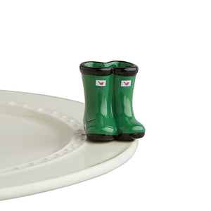 Nora Fleming Jumpin' Puddles Welly Boots Mini