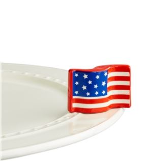 Nora Fleming Stars and Stripes Forever American Flag Mini