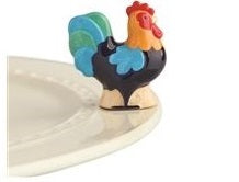 Cock a Doodle Doo Rooster mini Nora Fleming