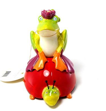 Frog & Ladybug Salt and Pepper by Patience Brewster