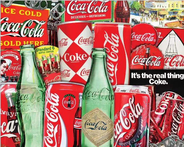 Puzzle 1000 pc Vintage Soda Cans