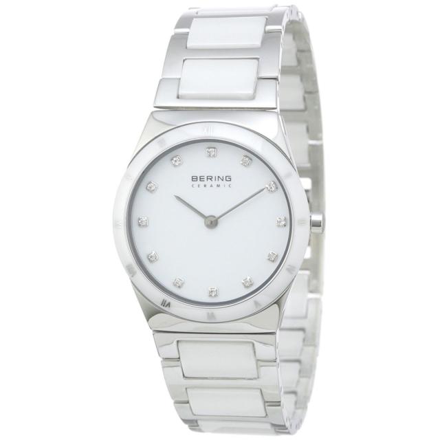 Bering Time Ceramic Polished Silver Watch | 32230-764