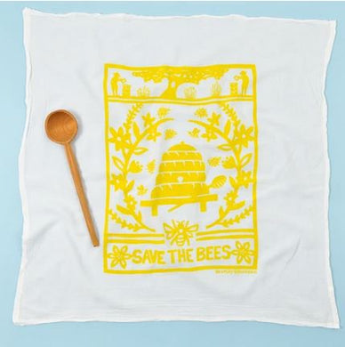 Flour Sack Towel Save the Bees