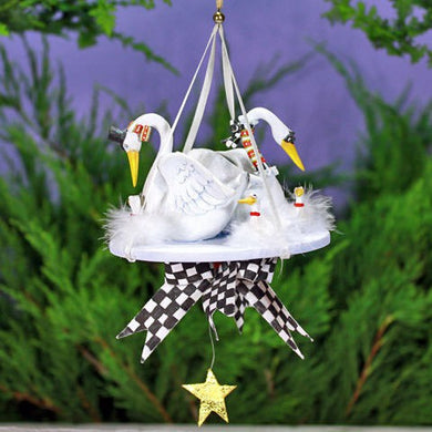 Seven Swans a Swimming