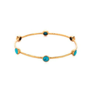 Julie Vos Turquoise Milano Bangle